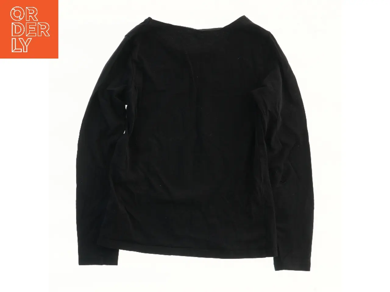 Billede 2 - Langærmet sort trøje fra H&M (str. 122)