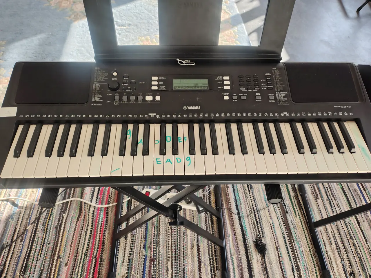 Billede 5 - Keyboard med stativ YAMAHA PSR-E373