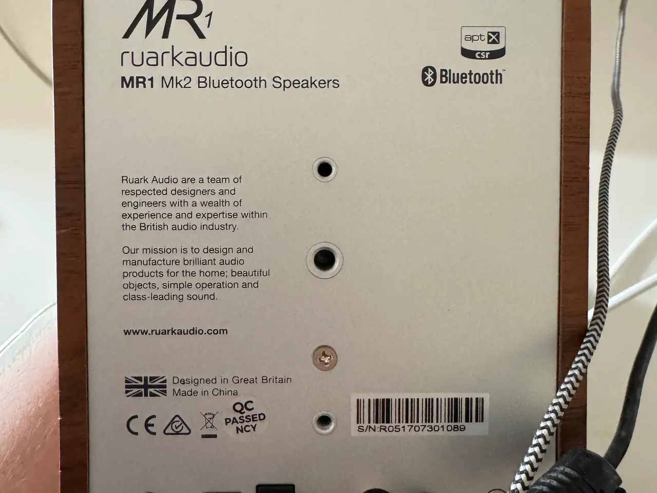 Billede 4 - Ruark Audio MR1 Mk2 Bluetooth højttalere – Rich Wa