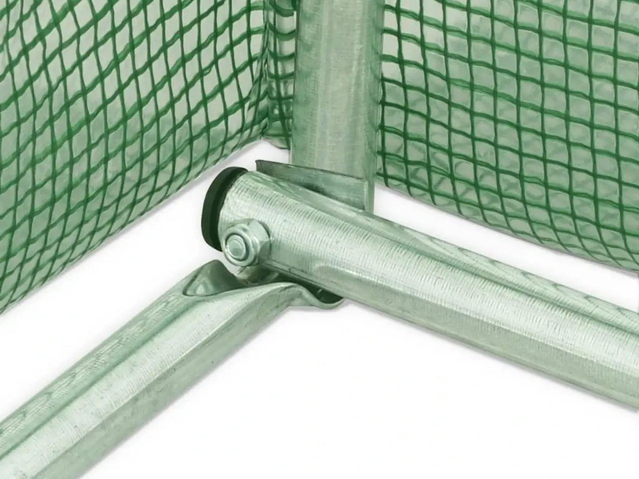 Billede 10 - Drivhus 3,5 m² i PE-netstof - 450 × 300 × 200 cm, grøn
