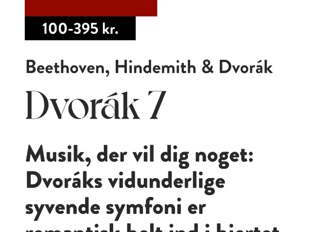 Billede 1 - Dvorák 7 Musikhuset Aarhus.