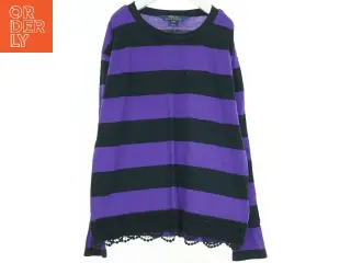 Langærmet stribet bluse fra Ralph Lauren (str. 140)