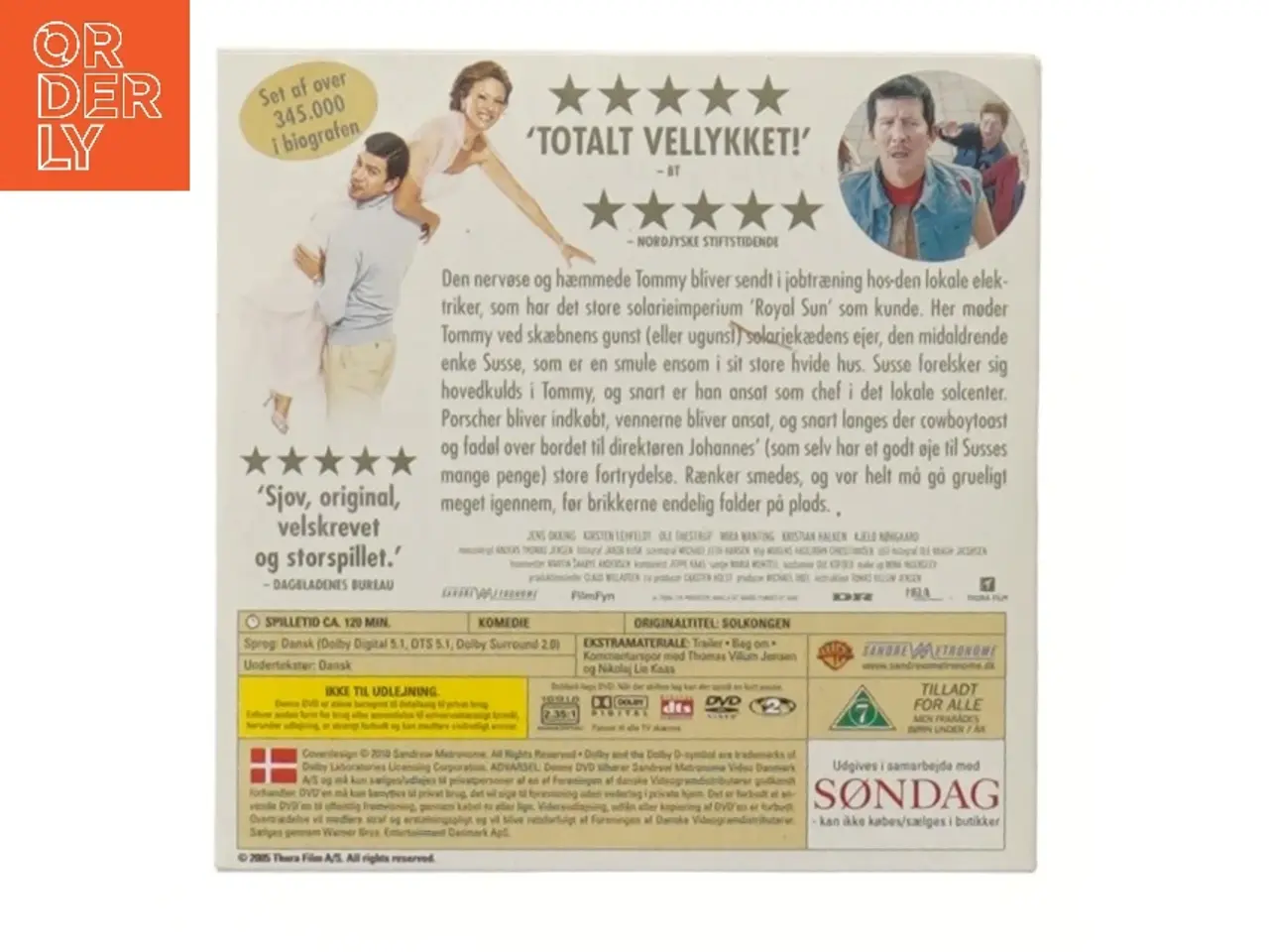 Billede 2 - DVD film Solkongen fra Søndags B.T.