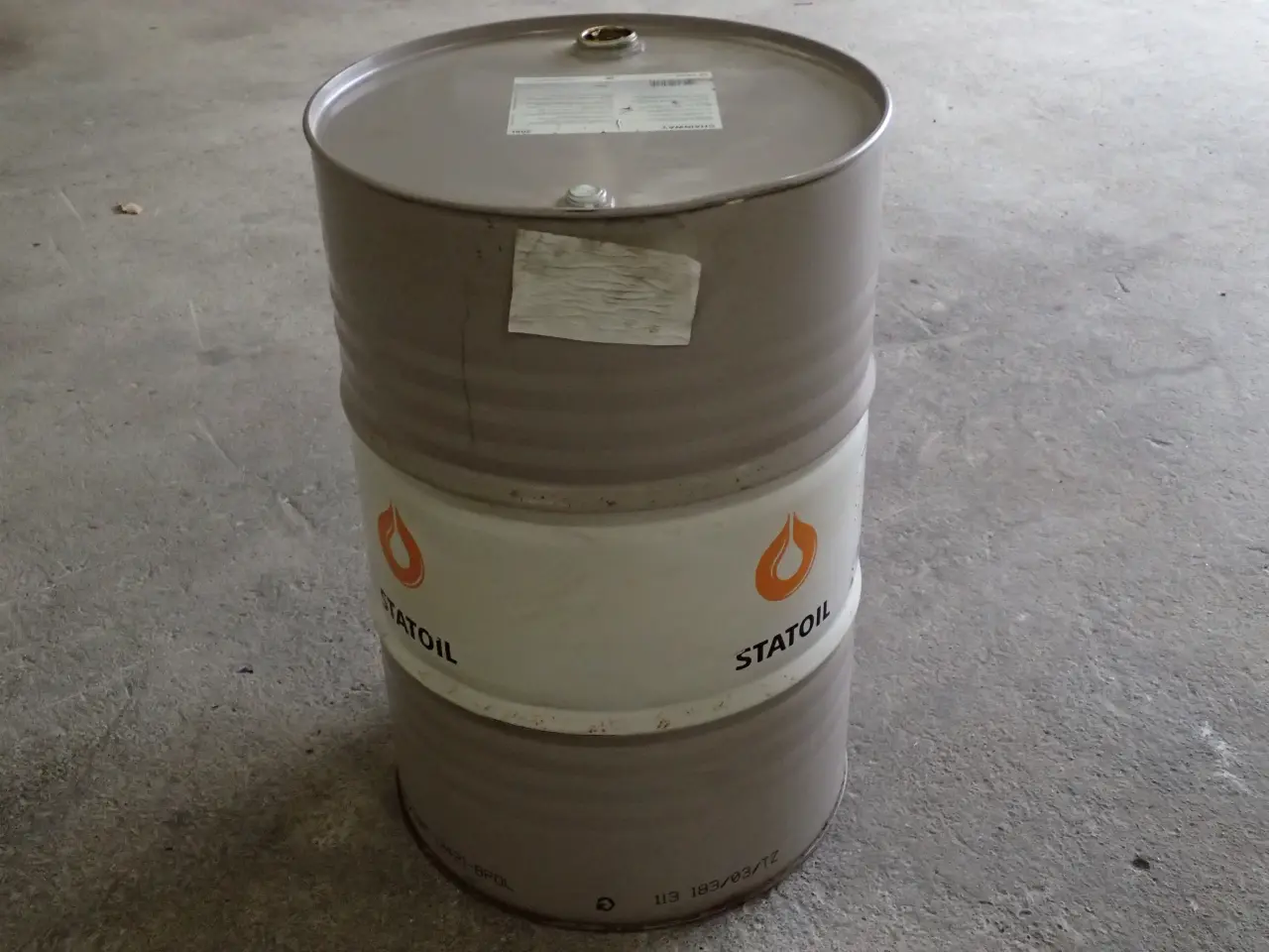Billede 6 - Olietromle 205 liters Statoil.