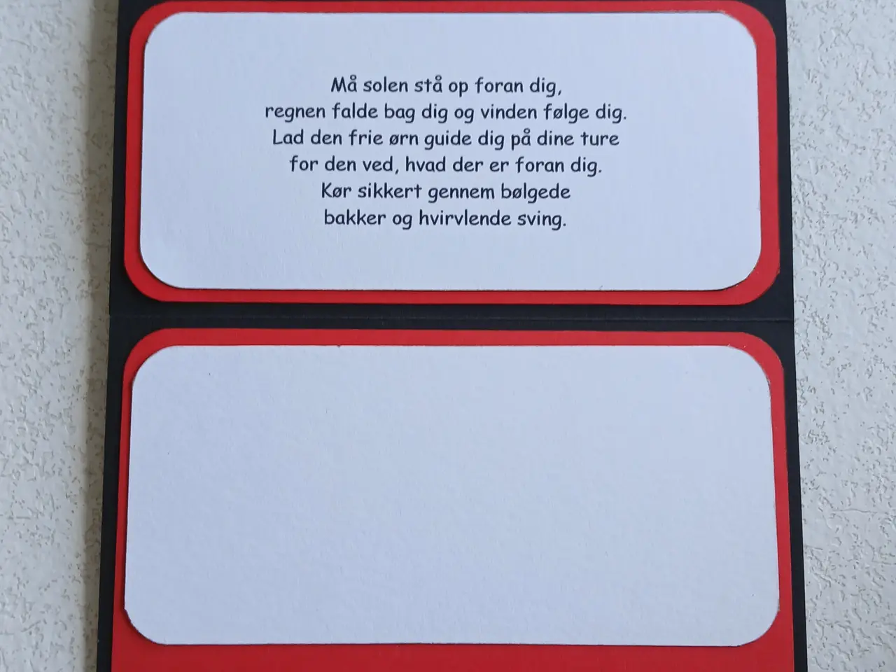 Billede 2 - kort med motorcykel motiv på sælges