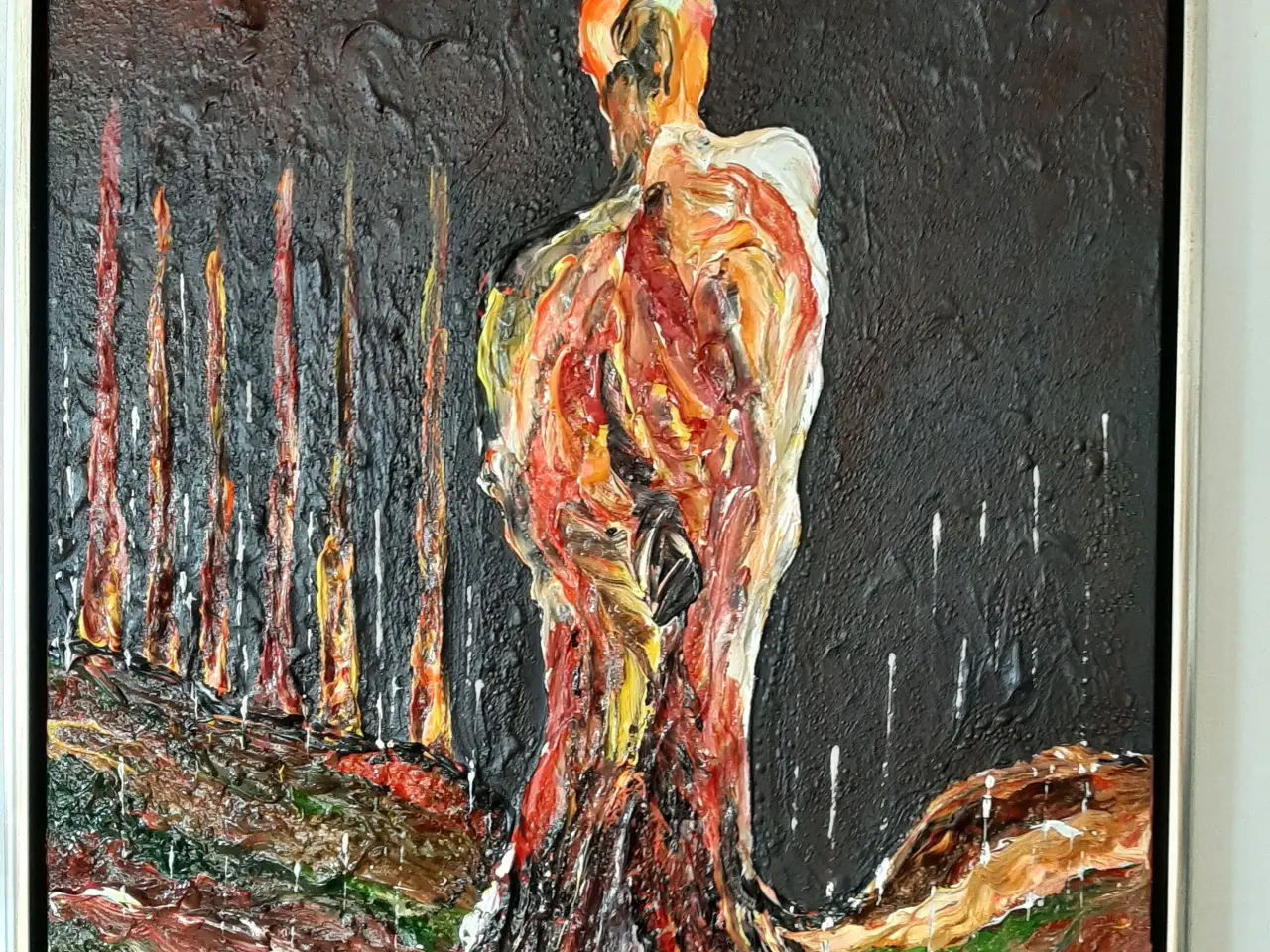 Billede 4 - Maleri  "Flammehav" i ny udgave nr. 80