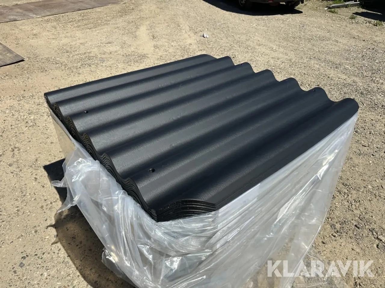 Billede 2 - Bølgeplader Euronit 700T HJ/HU sort 75 styk