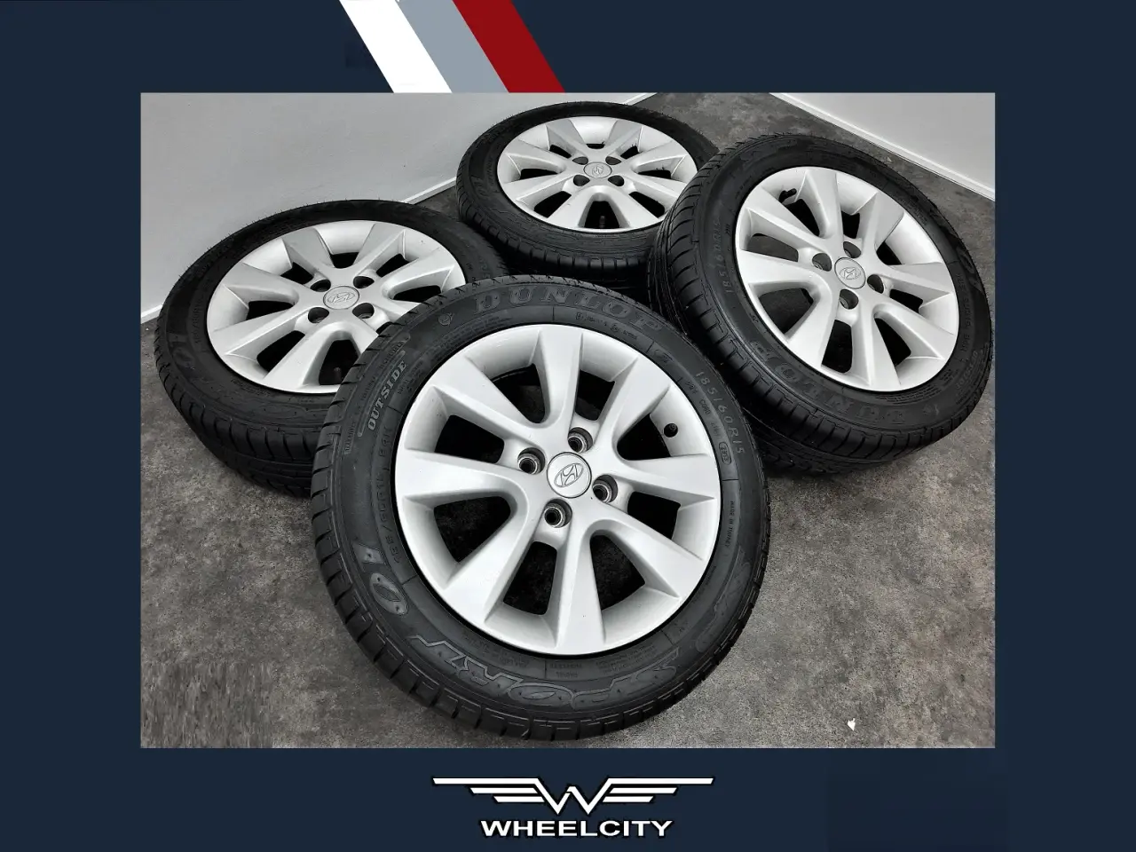 Billede 1 - 4x100 15" ET50 Hyundai sommersæt