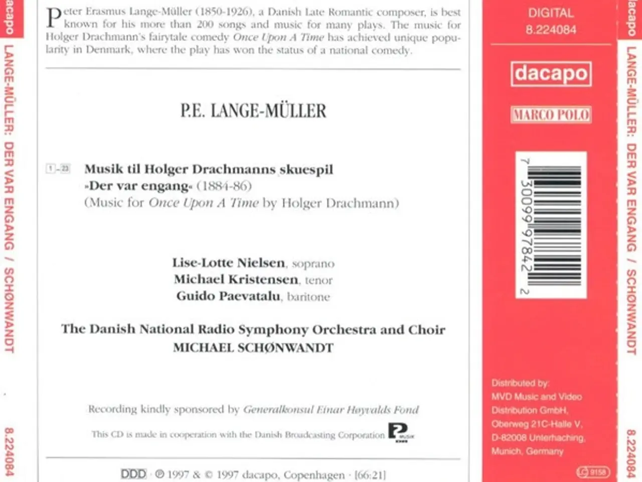 Billede 2 - Peter Erasmus Lange-Müller – Der Var Engang – CD