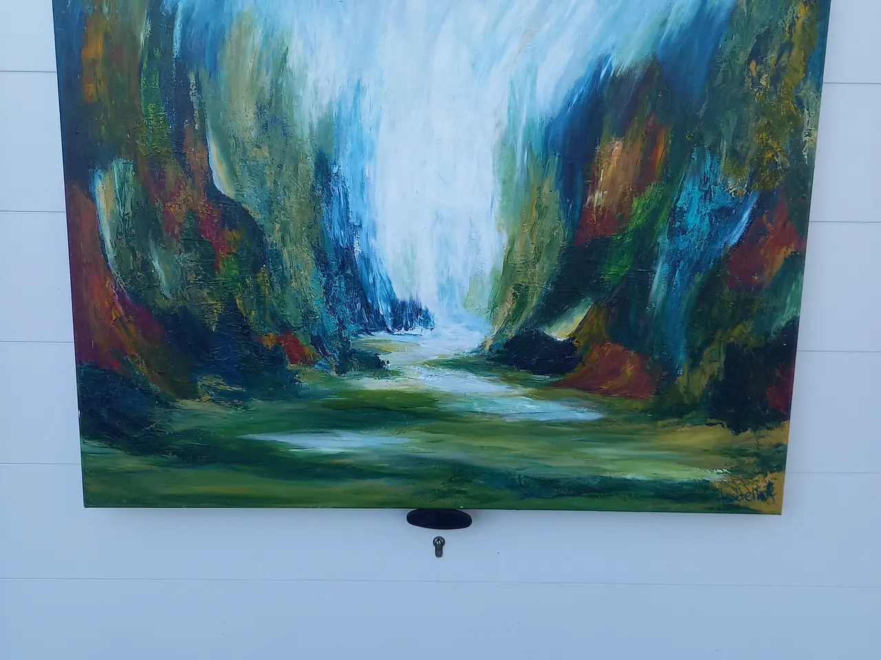 Billede 1 - Maleri Bettina Hesselhof 80x100 cm