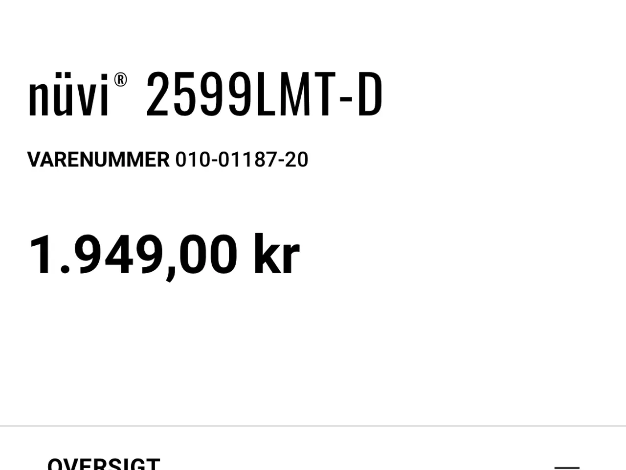 Billede 4 - Bilnavigator Garmin 5”