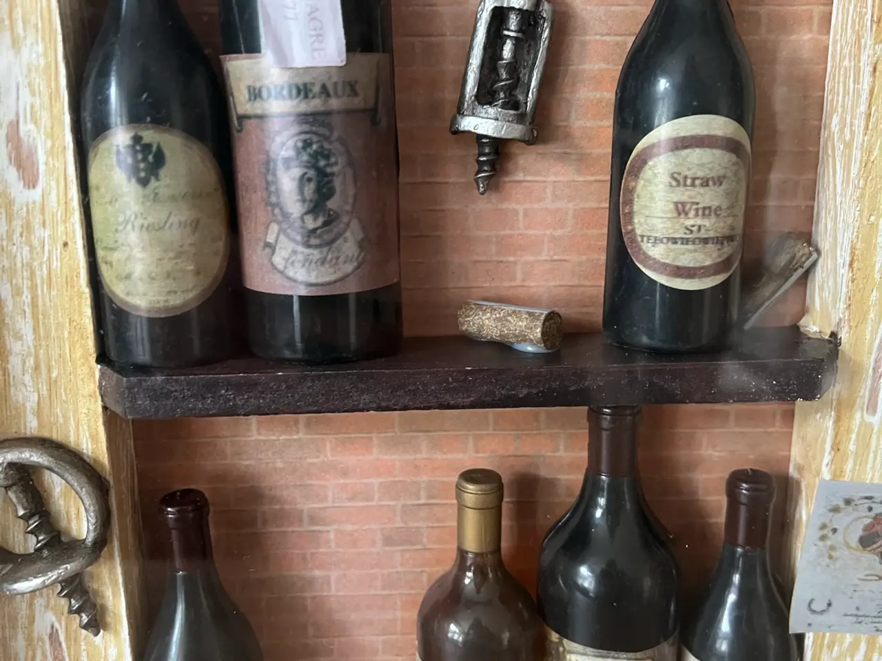 Billede 2 - Gammelt fransk vin 3D billede