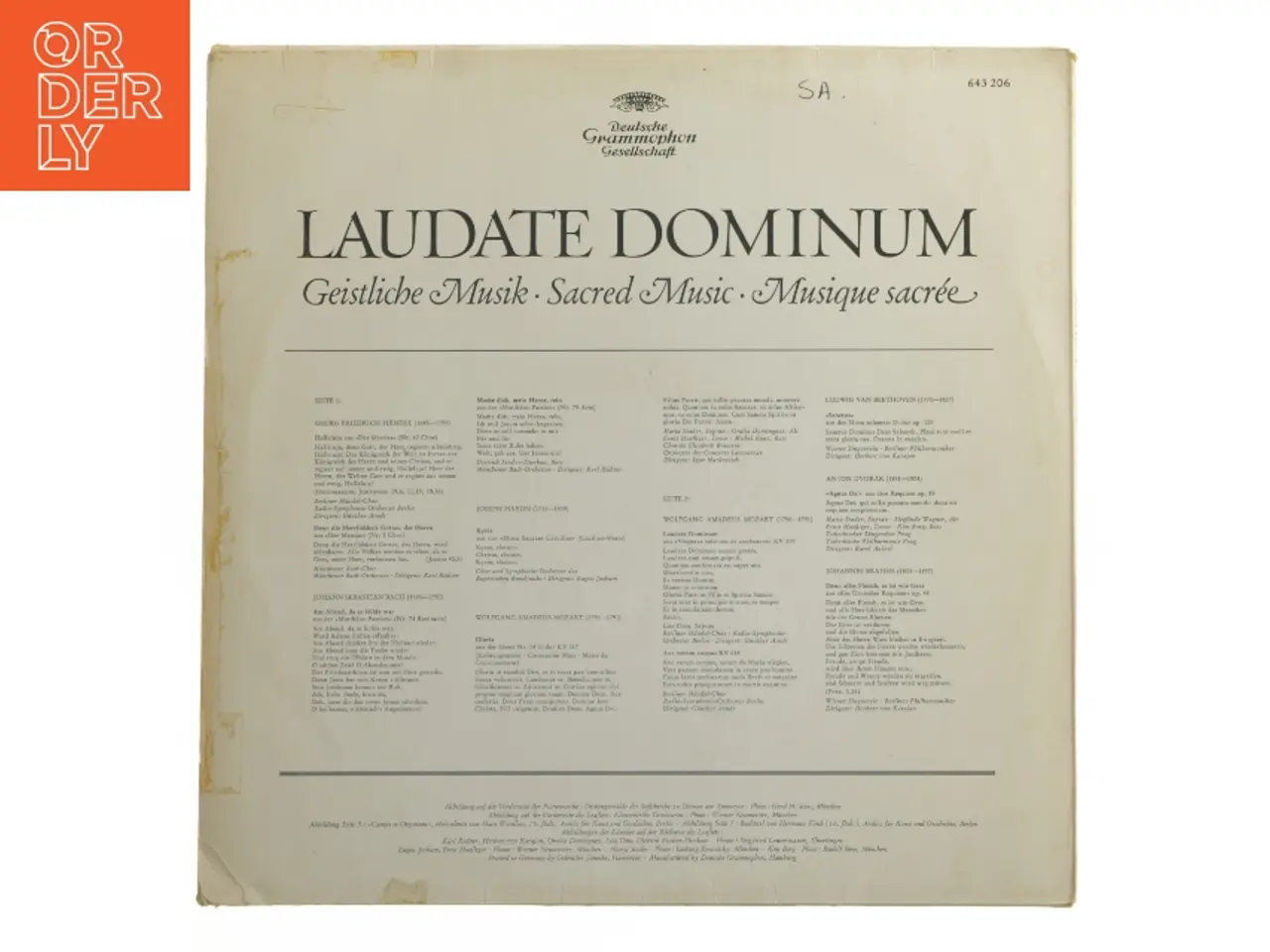 Billede 3 - Laudate Dominum LP fra Deutsche Grammophon