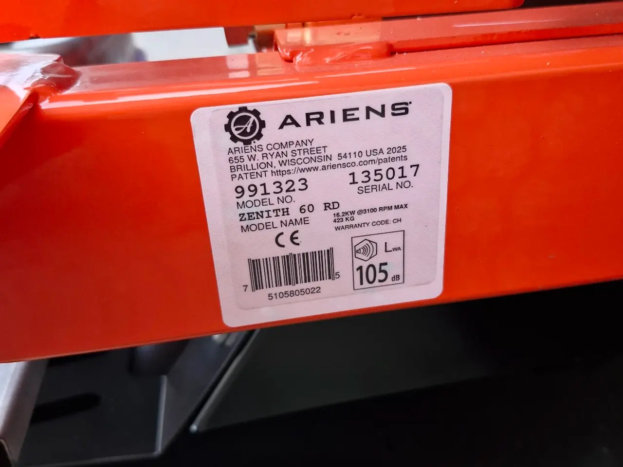 Billede 16 - Ariens Zenith 60R Zero-Turn. PRO
