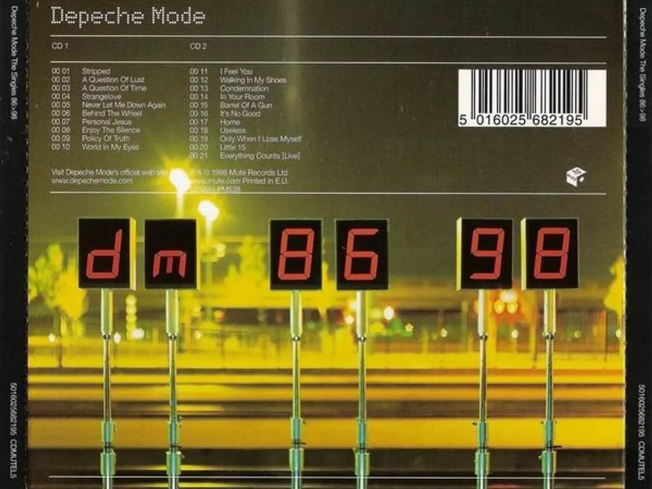 Billede 2 - Depeche Mode – The Singles 86>98 – 2CD