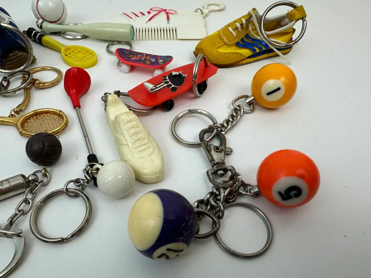 Billede 4 - Retro nøgleringe lot: 'Sport'