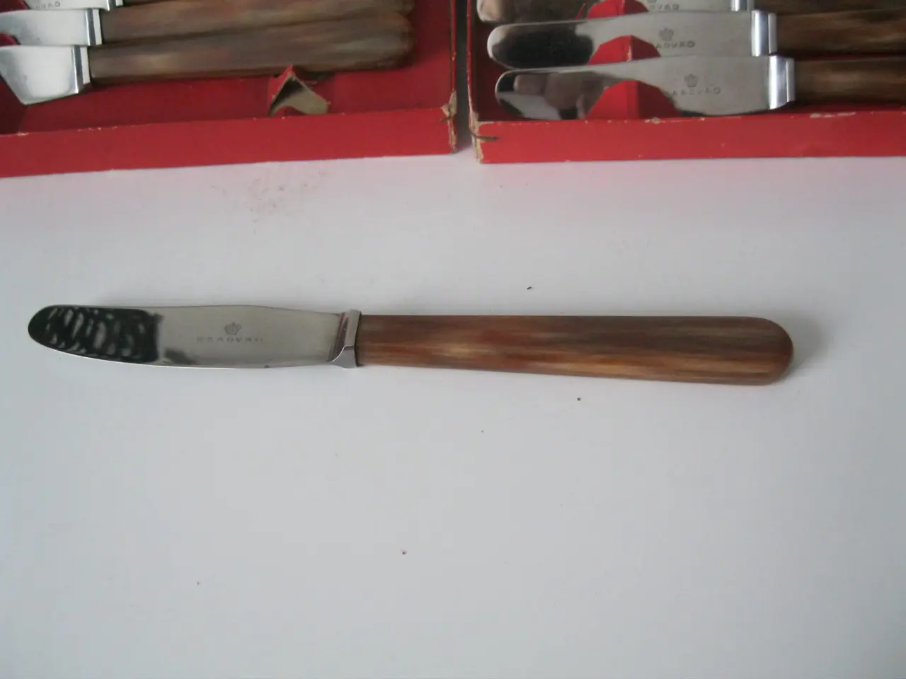 Billede 3 - 12 vintage middagsknive Raadvad 1950erne