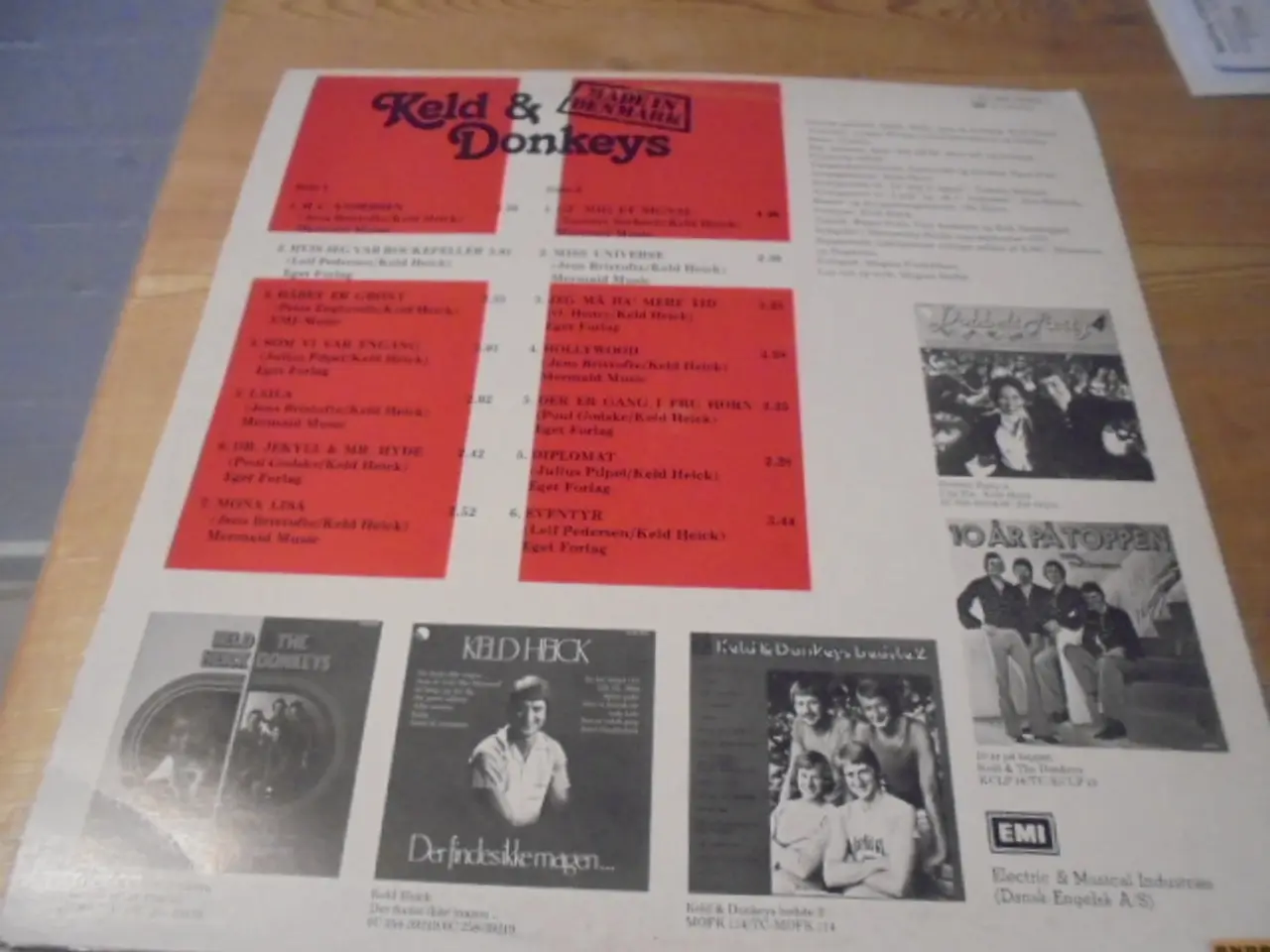 Billede 2 - LP: Keld & The Donkeys – Made In Danmark