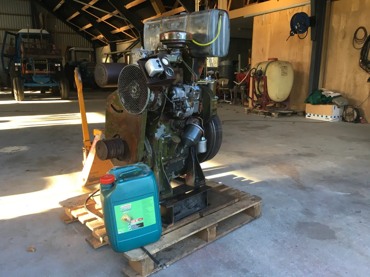 Billede 4 - Stationær Ruston Hornsby motor
