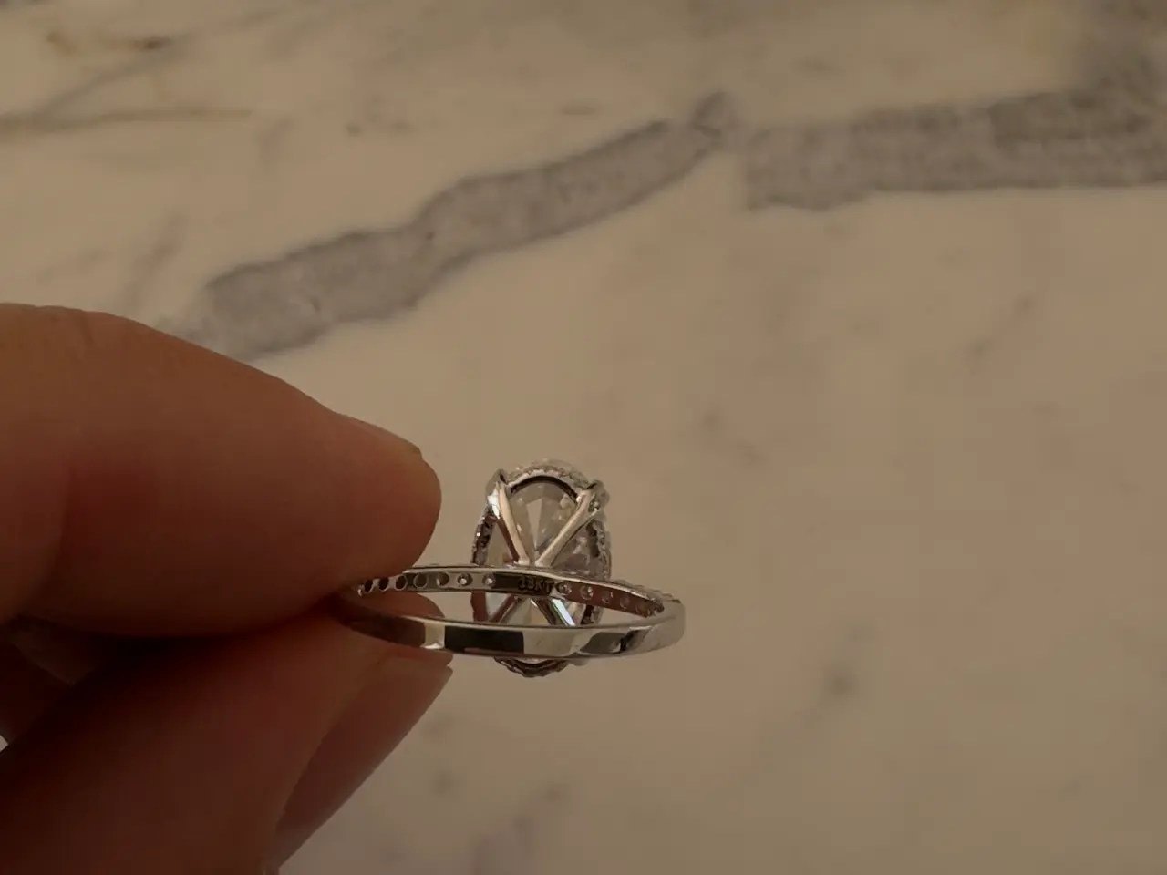 Billede 4 - Diamant forlovelses ring 5+ carat 18k hvidguld