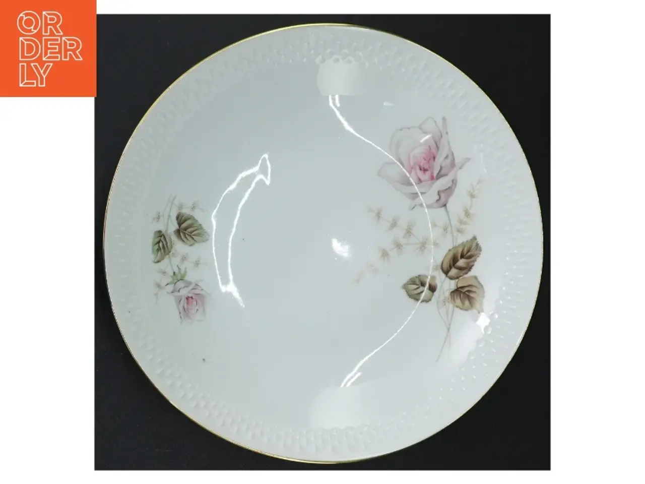 Billede 4 - Blomsterdekoreret porcelænsskål fra Edelstein (str. 22 cm)