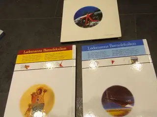 Samling med 3 bøger fra Lademanns Børneleksikon me