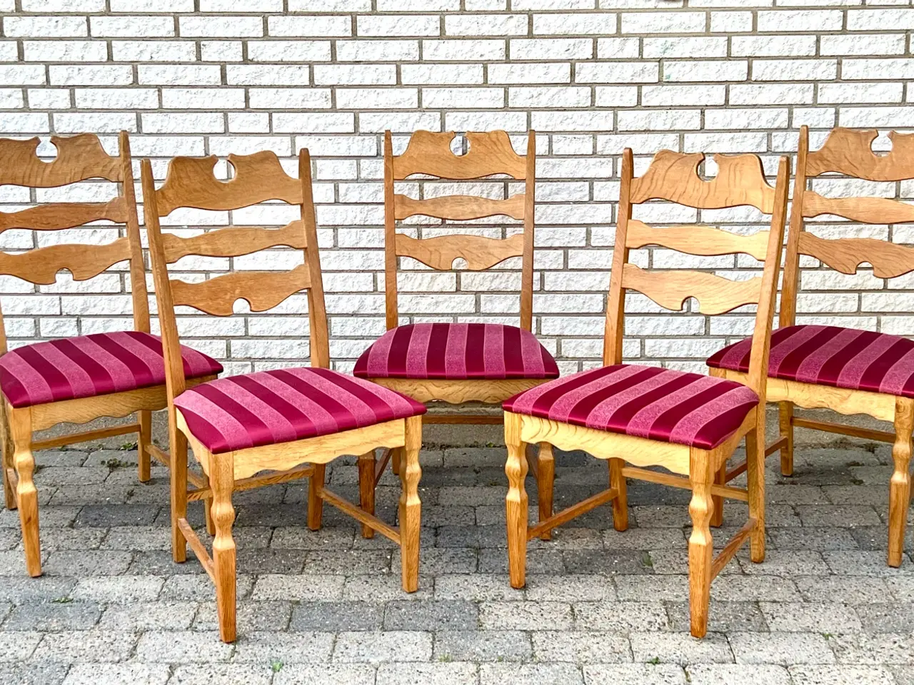 Billede 6 - HENNING KJÆRNULF. Et sæt med 5 “Razorblade” stole
