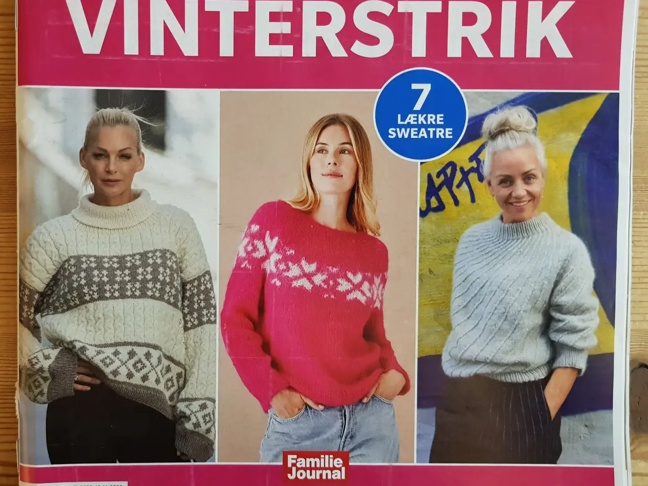 Billede 7 - Blade, opskrifter og hæfter med strik