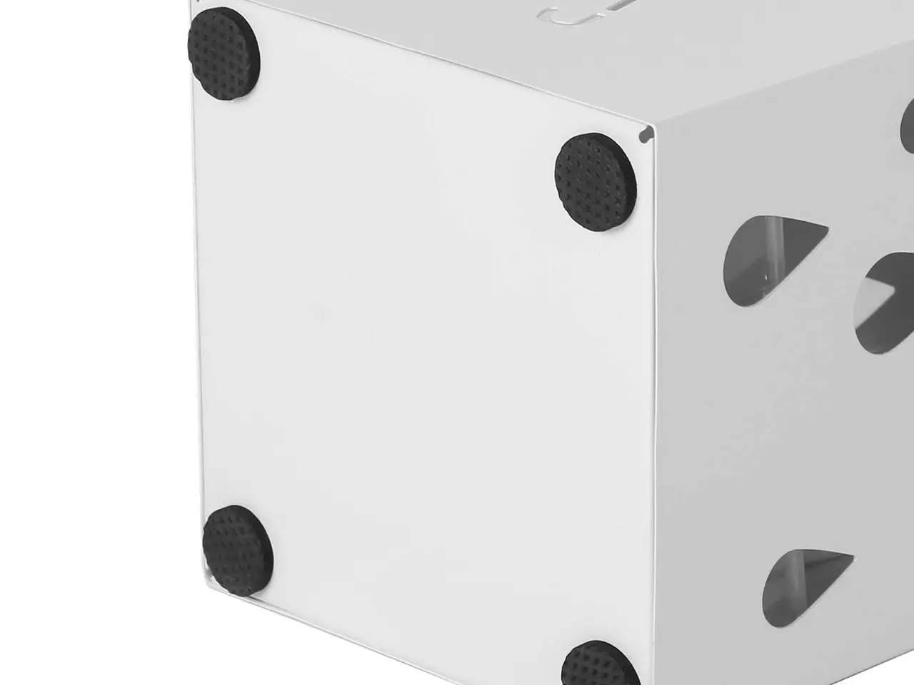 Billede 5 - Firkantet paraplystativ i metal - hvid