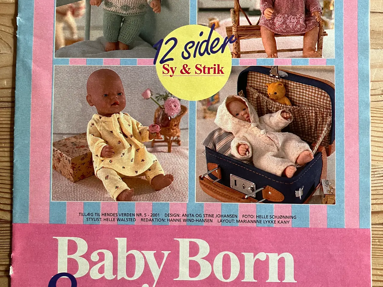 Billede 1 - Sy og Strik til Baby Born og Mini Baby