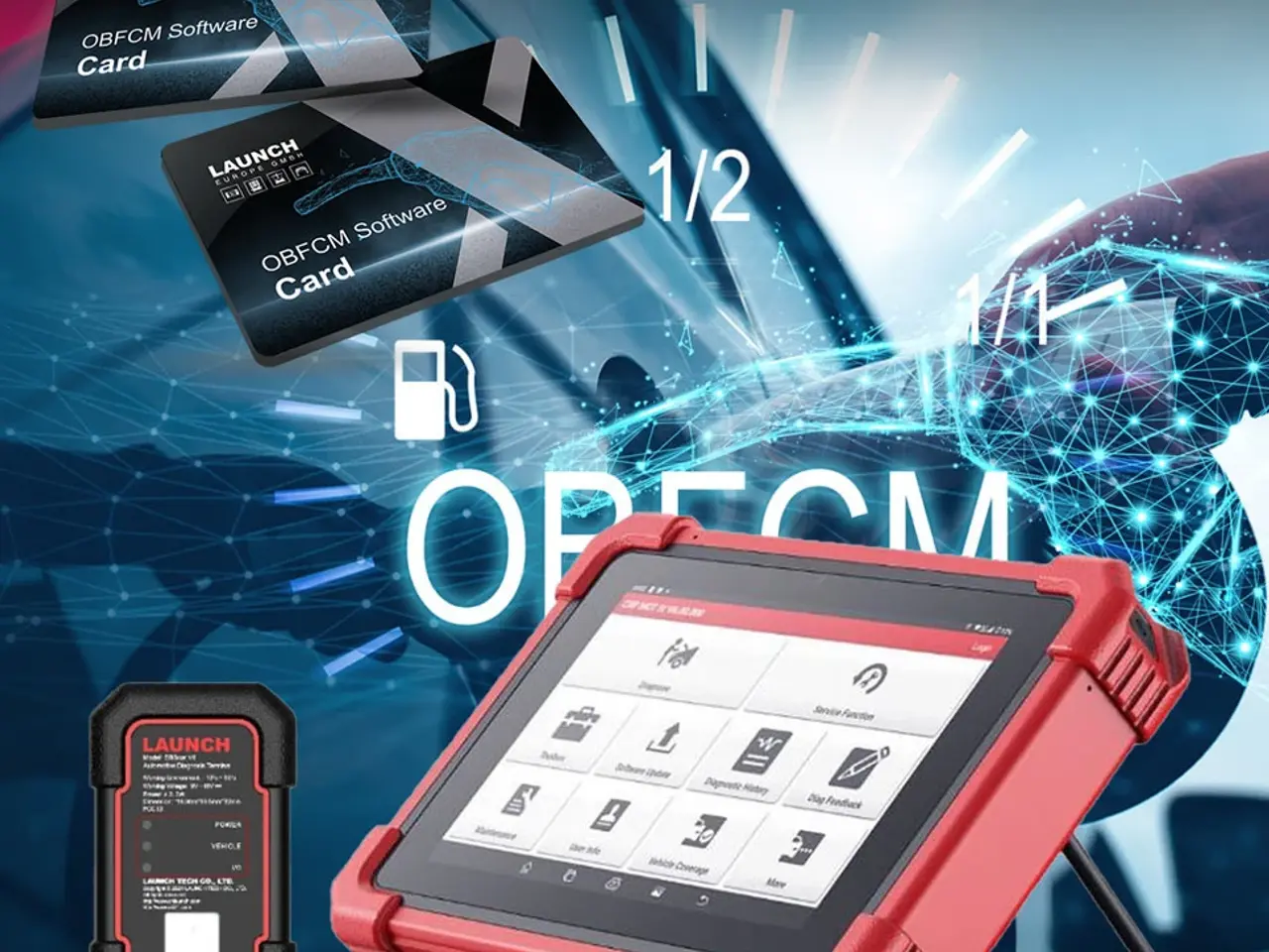 Billede 1 - Launch CRP-MOT IV autotester inkl. 2 års licens til OBFCM software og upload til Synsdata UDEN merpris, dansk sprog & 2 års opdateringer