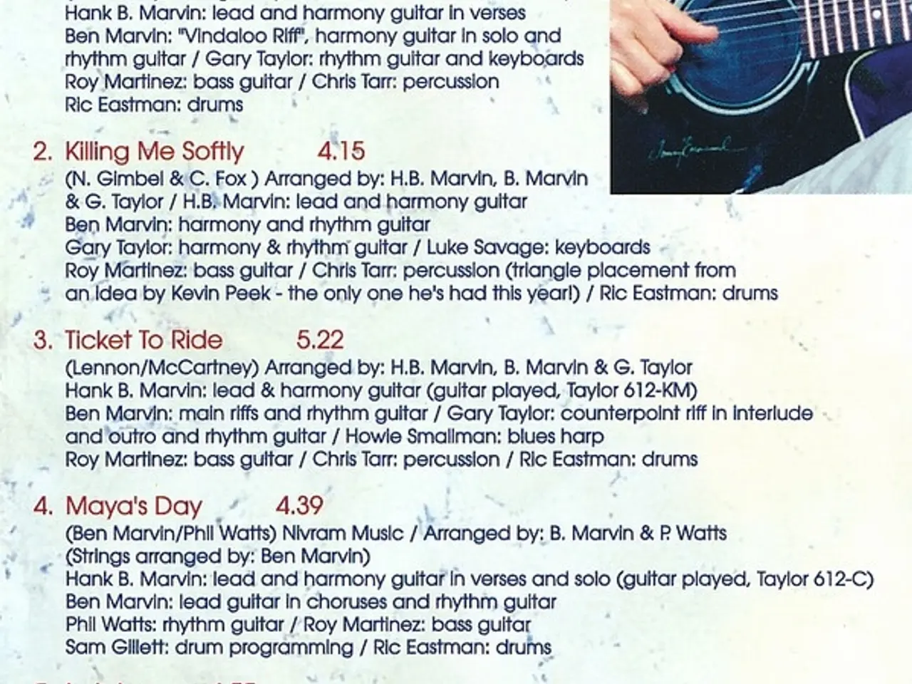 Billede 4 - Hank Marvin – Guitar Player – CD