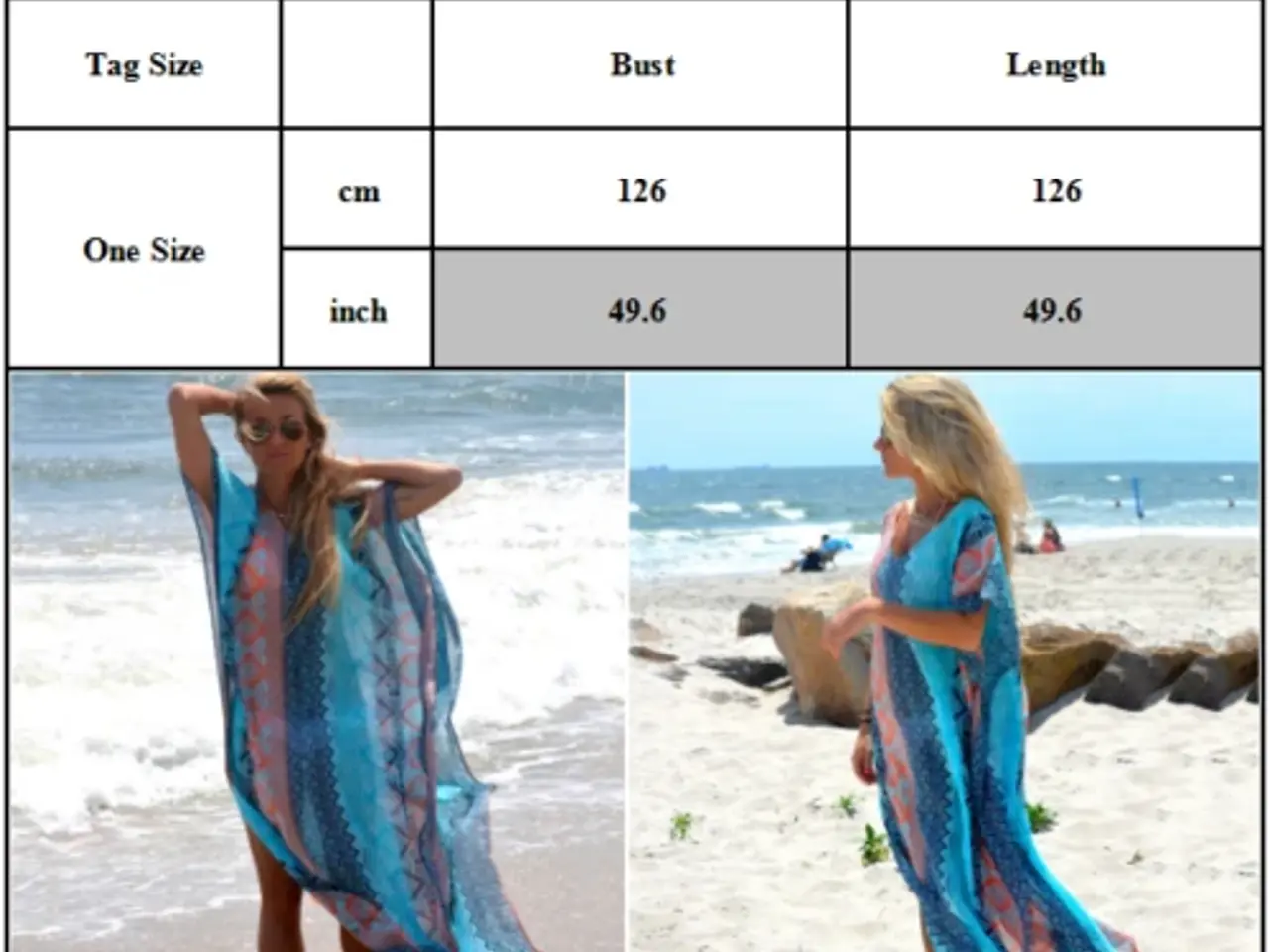 Billede 7 - Smart BOHO Kaftkan Maxi (one-size)