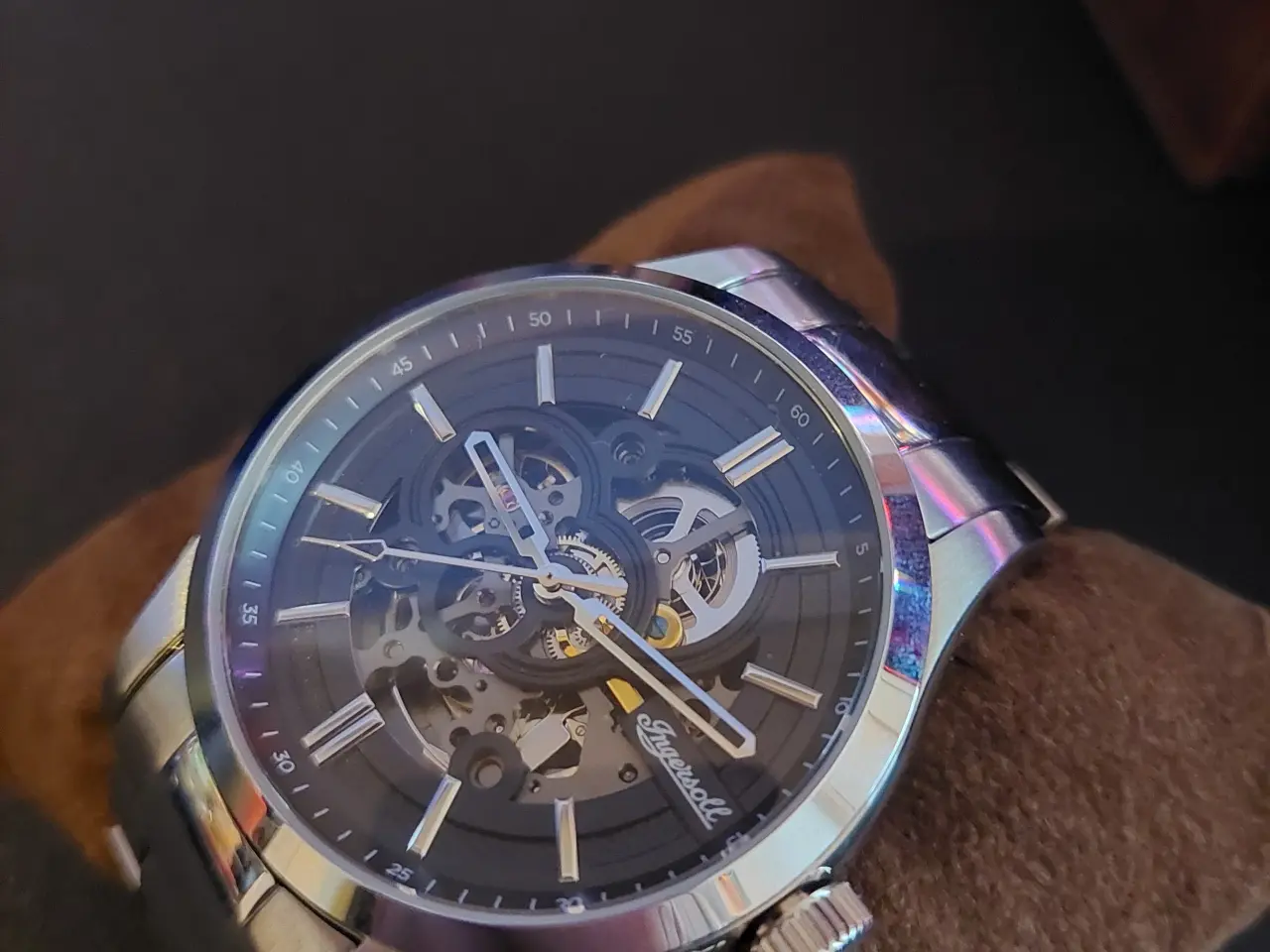 Billede 1 - Ingersoll the armstrong sort stål ø46mm