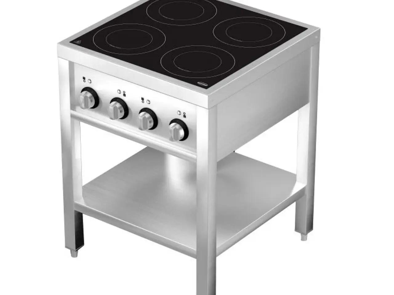 Billede 2 - Induktionskogeplade 4 zoner 14 kW – rustfrit stål