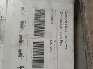 Cembritt Plank hvid