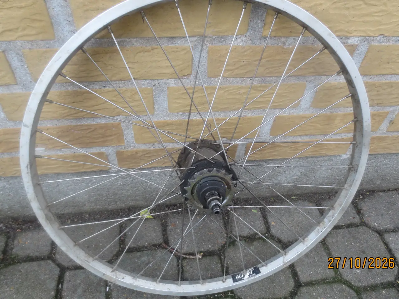 Billede 1 - 1 stk Baghjul 24 tommer med 7 Gear