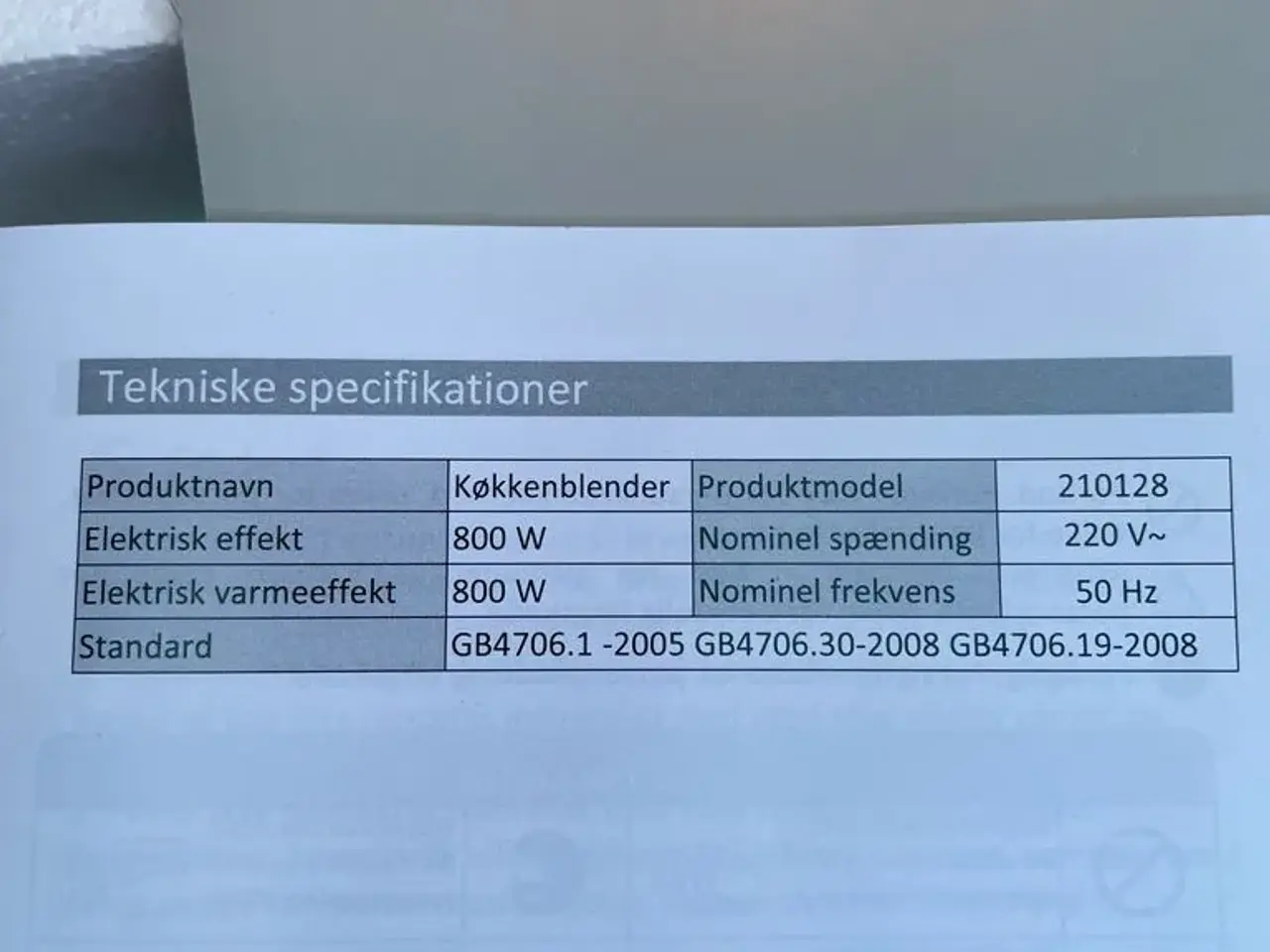 Billede 4 - Køkkenblender med varme funktion