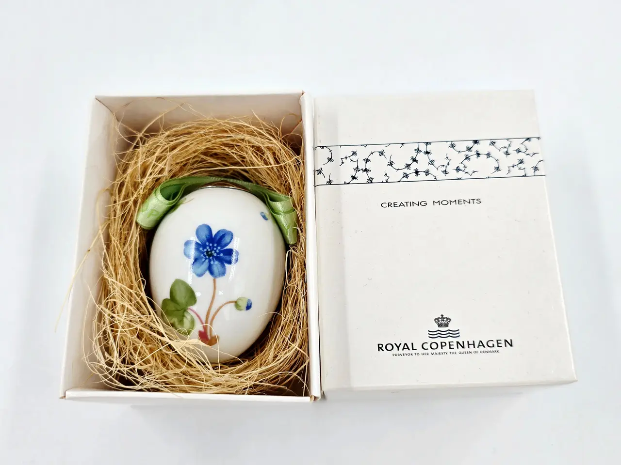 Billede 1 - Royal Copenhagen Påskeæg Blå Anemone 2007. Sortering 1