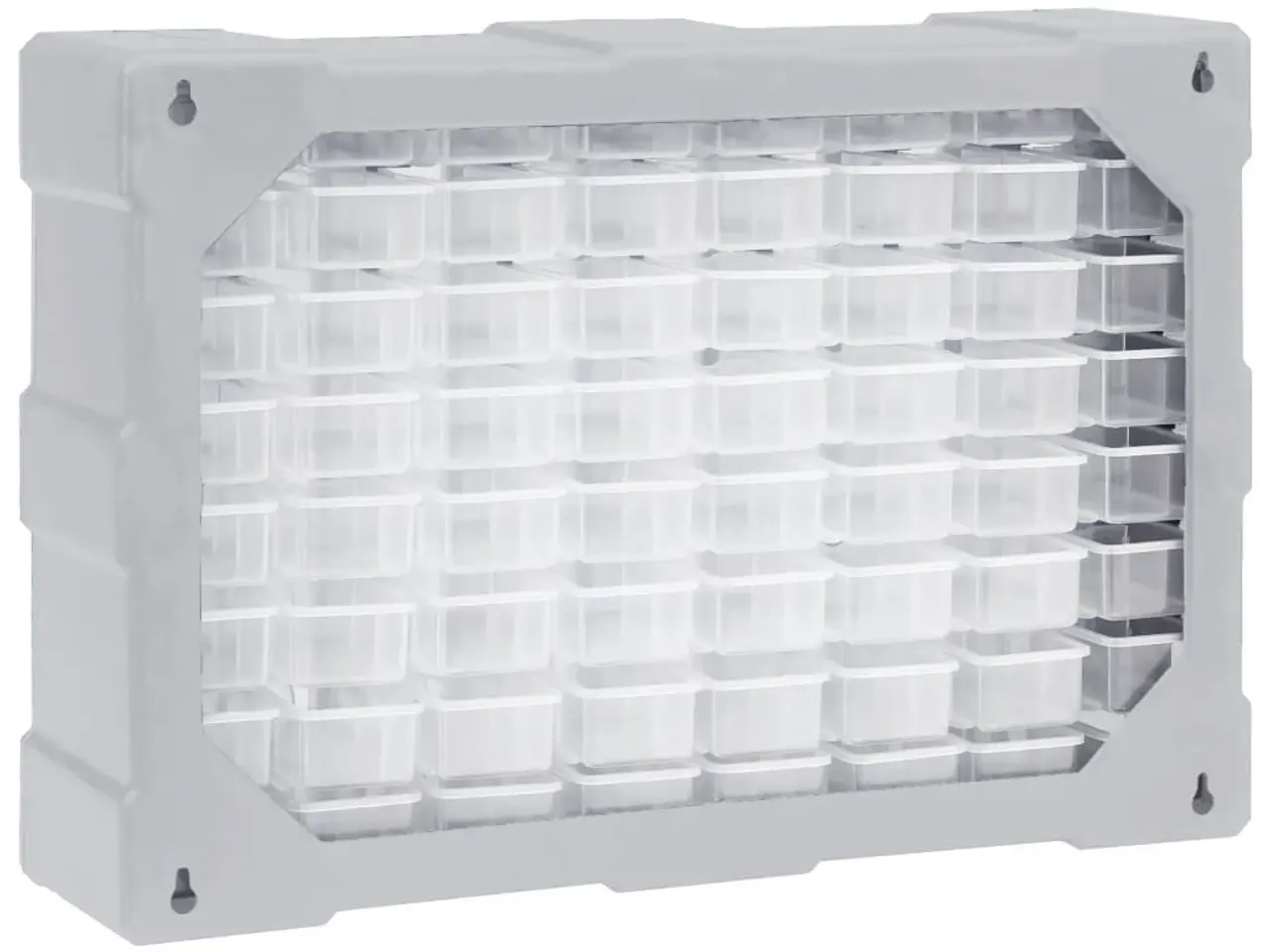 Billede 7 - Skuffereol med 64 skuffer 52x16x37,5 cm