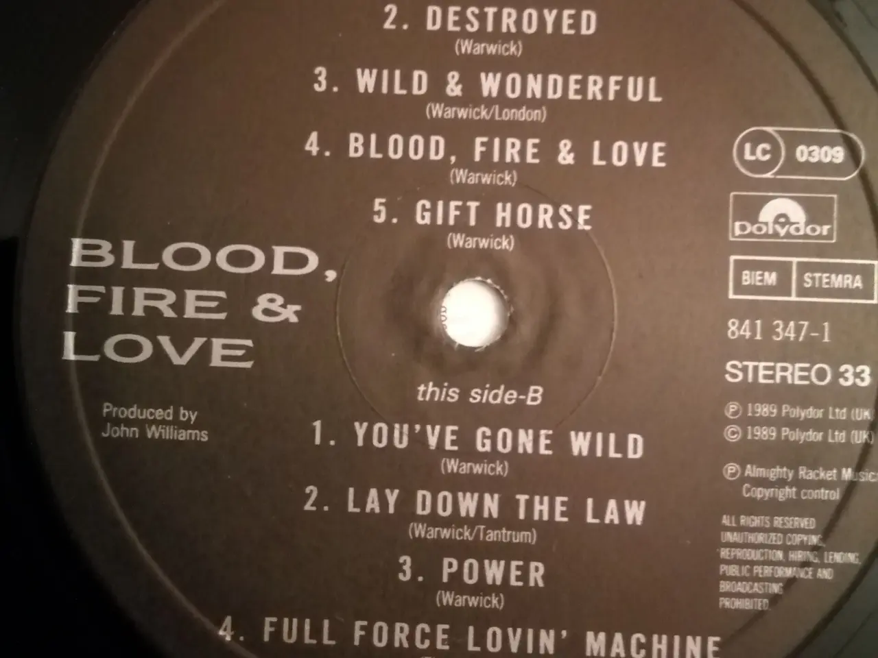 Billede 3 - The Almighty: Blood, fire & love
