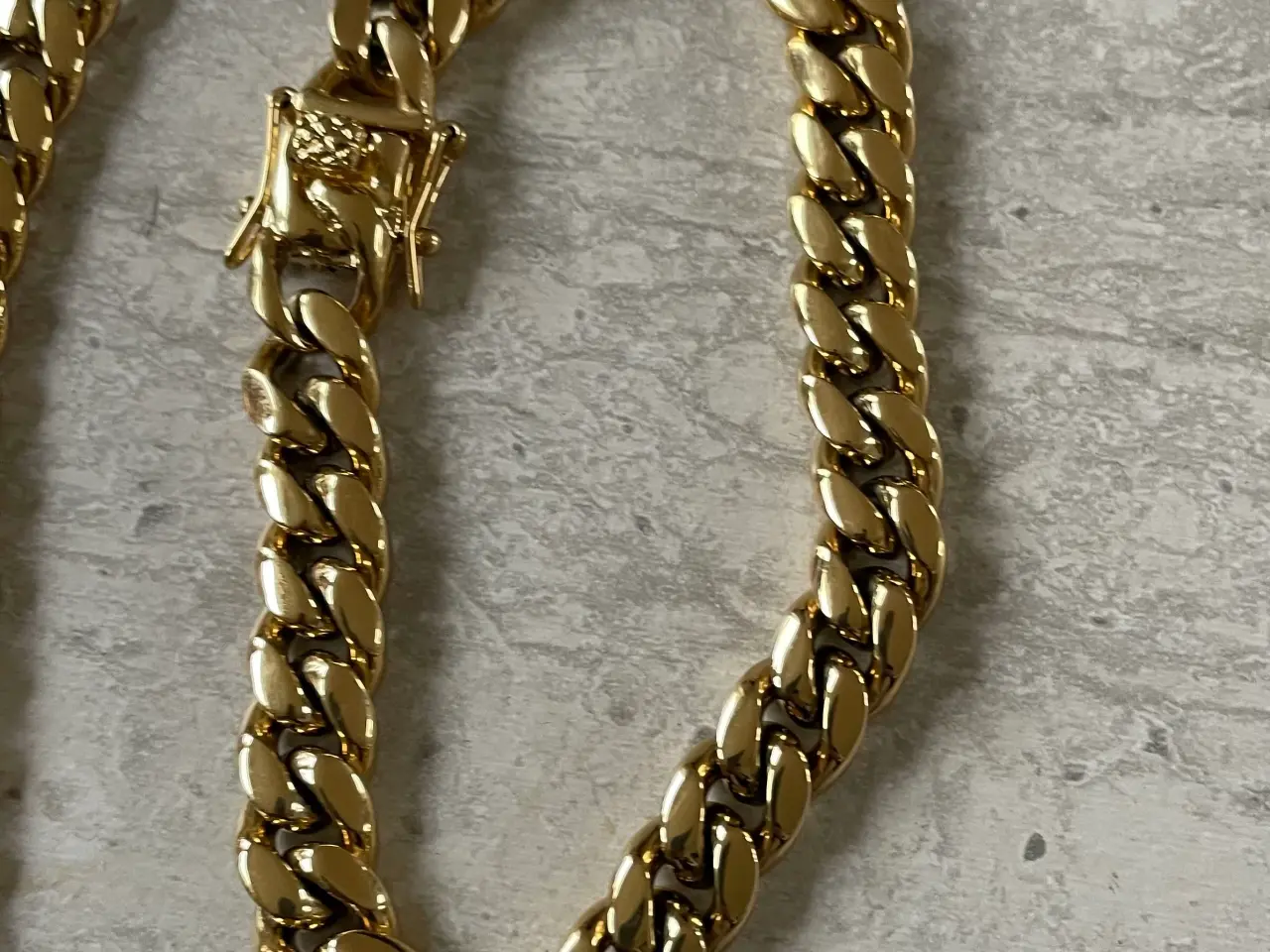Billede 3 - Goldfilled panser kæde + armbånd