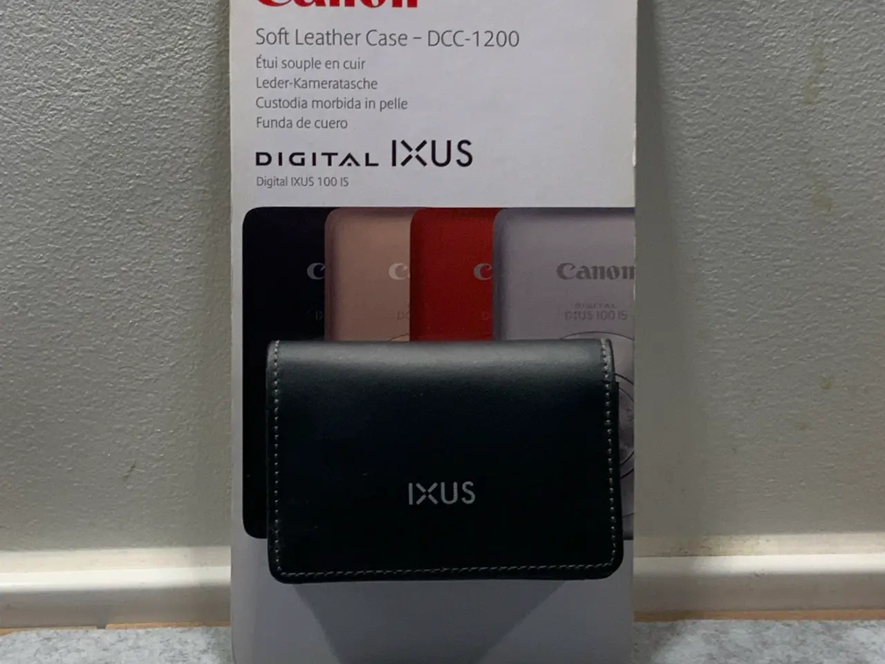 Billede 1 - Canon Digital IXUS DCC-1200 sort lædertaske