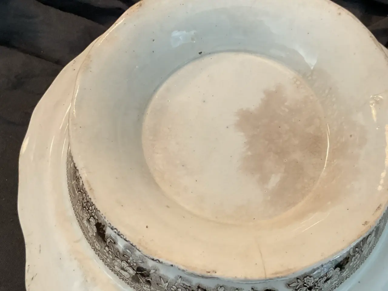 Billede 9 - Engelsk 1800 tals fajance med samme motiv