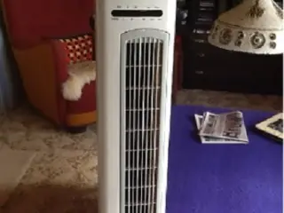 Søjleventilator, hvid
