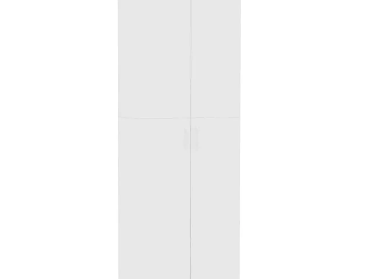 Billede 2 - Kontorskab til mapper 60×32×190 cm - hvid, konstrueret træ