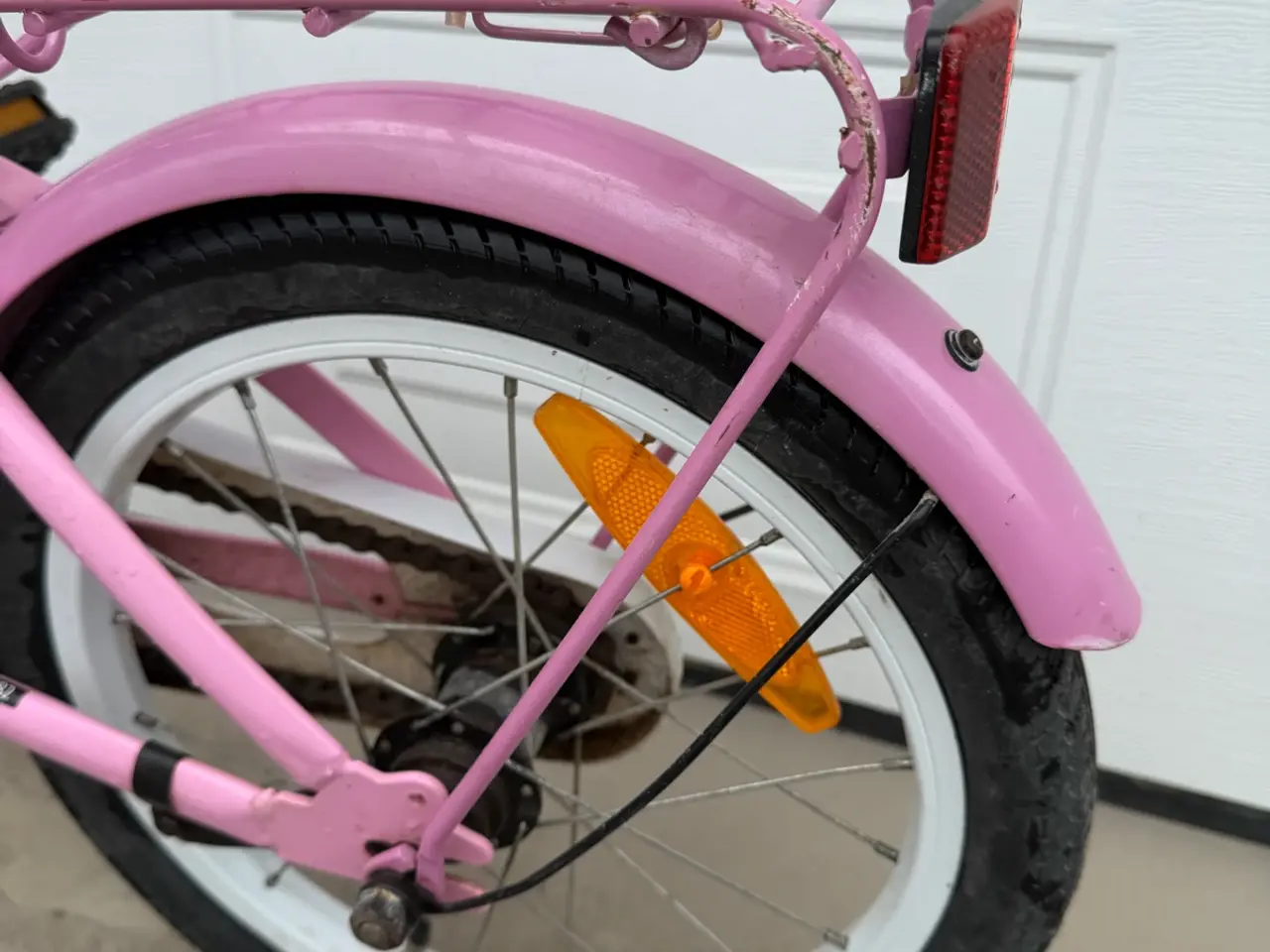 Billede 2 - Fin lyserød cykel 16 tommer