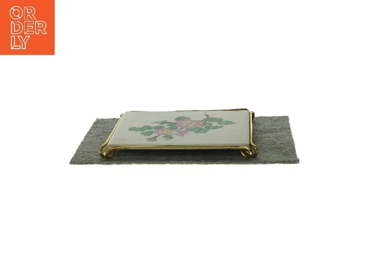 Billede 3 - Dekorativt fad  fra Ukendt (str. LBH:16,5x16,5x2cm)