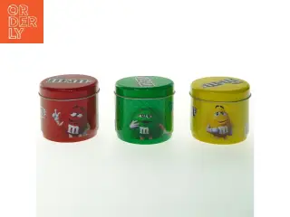 M&M's opbevaringsdåser sæt fra M&M (str. 8,5x8,5 cm)