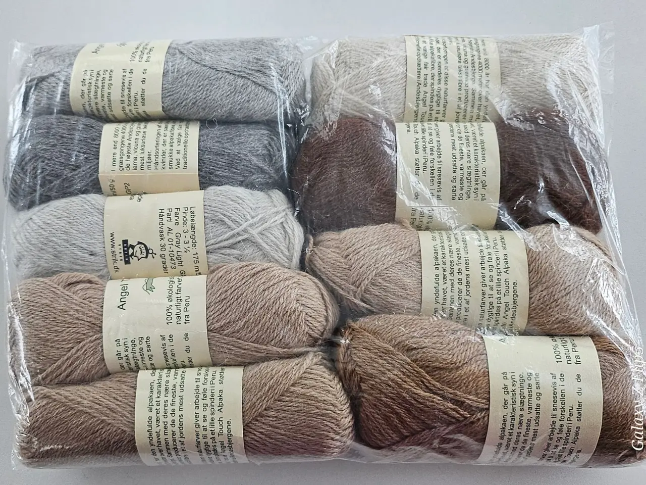Billede 1 - Alpaca Angel Touch øko garn - 9 nl.